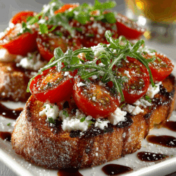 meniu digital bruschette cu rosii