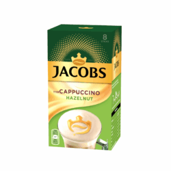 JACOBS Cafea Solubila Cappuccino cu Alune 8 x 17,8 g