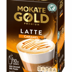 MOKATE Bautura Instant Latte Caramel 10 x 14 g